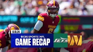 Jayden Daniels SHINES IN SHORT DEBUT vs. Jets, as Commanders fall short of win | CBS Sports