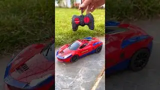 Remote control Rc Spiderman Car unboxing and testing