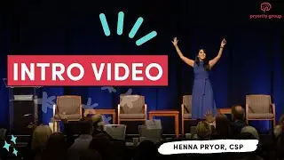 Henna Pryor, CSP - Speaking Intro Video