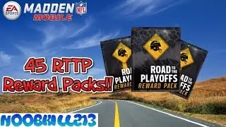 Madden Mobile 16| 45 Road to The Playoffs Reward Packs!!