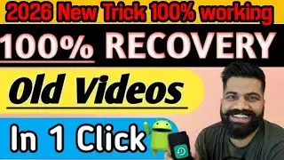 HOW TO RECOVER OLD DELETED VEDIOS AND PhOTOS 2026 NEW METHOD