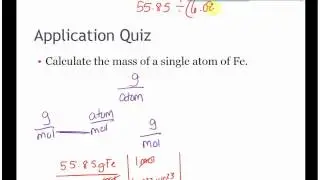 Unit 3 Molar Mass