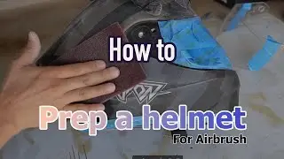 Preparing the Helmet Surface for Custom Artwork Pt 2 - HD Stencils