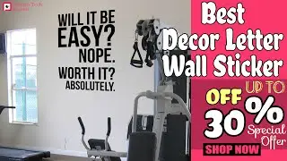 Best Motivation Quotes Poster Decor Letters Wall Sticker 2020