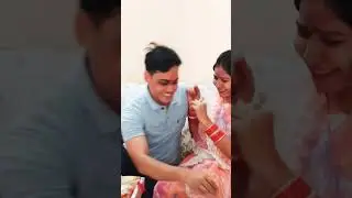 1st Holi with Husband 🥰 #holisong 🤣#holi 😻#trendingshorts #viralshort 💕 #होली2024 @avsanalife