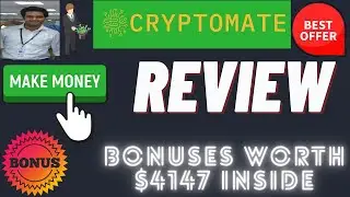 CryptoMate Review 👉Complete Demo And 🎁Bonuses Worth 💲4147🎁 For👉 [CryptoMate Review]👇
