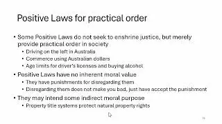 Realist Property Theory 07: Practical Positive Laws & Property Law