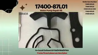 Water Pump Repair Kit 17400-87L01 for Suzuki Outboard 4-stroke DF70A/DF80A/DF90A