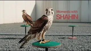 Shaheen Falcon &ndash; A Calm Moment Before the Flight 🦅💧