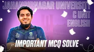 Jahangirnagar University | C Unit | English | Important MCQ Solve|
