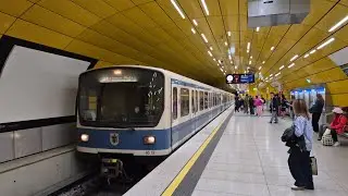 U-Bahn M&uuml;nchen | Aussetzermitfahrt auf der U7 von Sendlinger Tor bis Rotkreuzplatz im B-Wagen