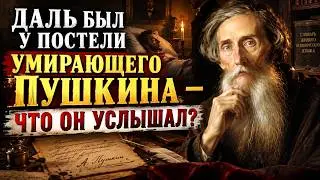 DAL WAS AT THE BEDSIDE OF THE DYING PUSHKIN — WHAT DID HE HEAR?