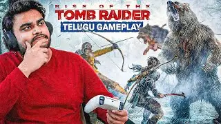 [TELUGU VERTICAL LIVE #2] Rise of the Tomb Raider | Lara Survival Begins | Danger, Tombs & Secrets