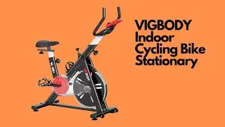 VIGBODY Indoor Cycling Bike Stationary, Exercise Bike 400 LBS Weight Capacity for Home Gym Cardio