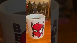 Early morning coffee
