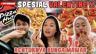 MENU SPESIAL VALENTINE PIZZAHUT! BENTUK NYA BAGUS SIH TAPI RASANYA...