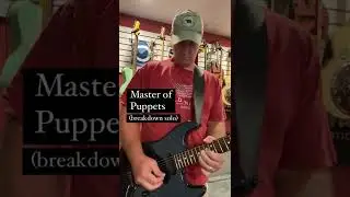 Master of Puppets Breakdown Solo #metallica #charvelguitars