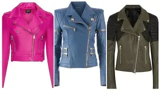 Newly stylish leather jacket ideas #leatherdesign #fashion