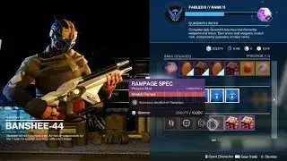 Today in Destiny 2-Banshee Ada & Lost Sector 10/03/22