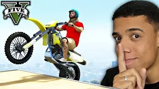 GTA V Online: RD DANDO AQUELA AULINHA NO PARKOUR COM A MOTO DE MOTOCROSS!