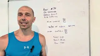 Pre-Race Workout. Finding Rhythm. Deloading. Ready for Chicago. Recap Run #30. 5K training program.