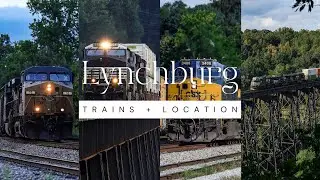 LYH! Trains In Lynchburg, VA (NS 1080, NS 4002, + More!