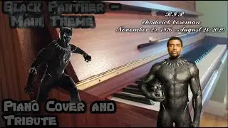 Black Panther - Main Theme - Piano Cover and Tribute #WakandaForever