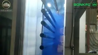 Round powder coated post