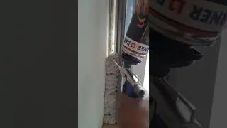 processo di schiumatura da finestre in pvc