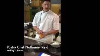 Tool Time: Pastry Chef Nathaniel Reid Zesting a Lemon
