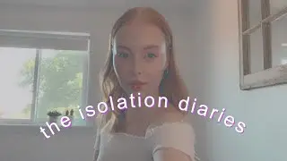 The Isolation Diaries Vol.1 | my first vlog ever pls watch it