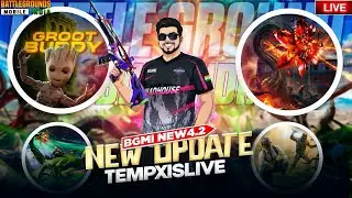 BGMI 4.2 UPDATE LIVE 🔥 New META, RushGameplay | TempXGaming #bgmilive #bgmiverticallive #erangel