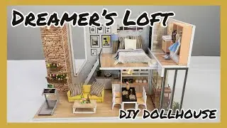 Mayberry Street Miniatures | Dreamer's Loft | DIY Dollhouse Timelapse