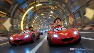 Animated Cartoon Cars Fun Color Race | Learn Colors & Playful Car Song for Kids