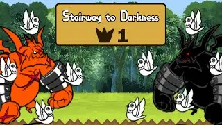 Battle cats one row + no gacha save : Stairway to Darkness !