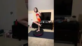 Balance challenge with Emma, age 7 #age7 #tinydancer #bosuworkout 