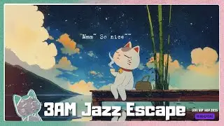 3AM Jazz & Lofi 🌙 | A Moonlit Coffee Escape