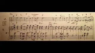 [85d] Violin and Piano (Score) by Gerald Spitzner