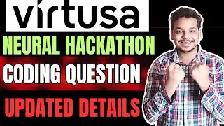 Actual Questions of Virtusa Neural Hackathon 2025 | Assessment Details | Virtusa Coding Questions