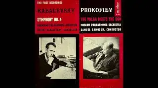 Prokofiev: The Volga Meets the Don.  First LP recording.  (1957) (Mono)