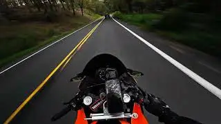 Ride Near Bear Mountain NY | Kawasaki Ninja ZX6R Pure Sound | Northeast Scenery