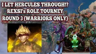 I LET HERCULES THROUGH!? | REXSI'S ROLE TOURNAMENT MATCH | ROUND 2 (WARRIORS ONLY)