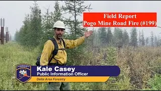 Field Report - Pogo Mine Road Fire (#191) - August 9, 2023