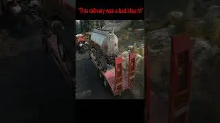 Worst Delivery Decision Ever Snowrunner#snowrunner #truck #shorts #automobile #trucksimulator