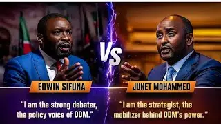 Chaos in ODM!! Junet Vs Edwin Sifuna