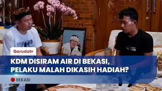 Viral! KDM Disiram Air Saat Akan Naik Panggung di Bekasi, Pelaku Malah Dapat Hadiah?