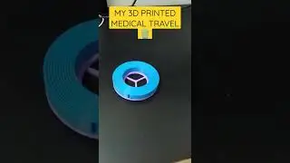 My 3D Printed Medical Travel Trash Bin #shorts #3d