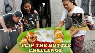 FLIP THE BOTTLE CHALLENGE! BREAKFAST