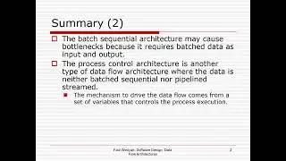 5-5 Data Flow Architecture (Summary)