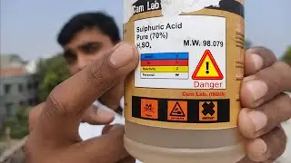 how to strong a sulphuric acid- With Suger